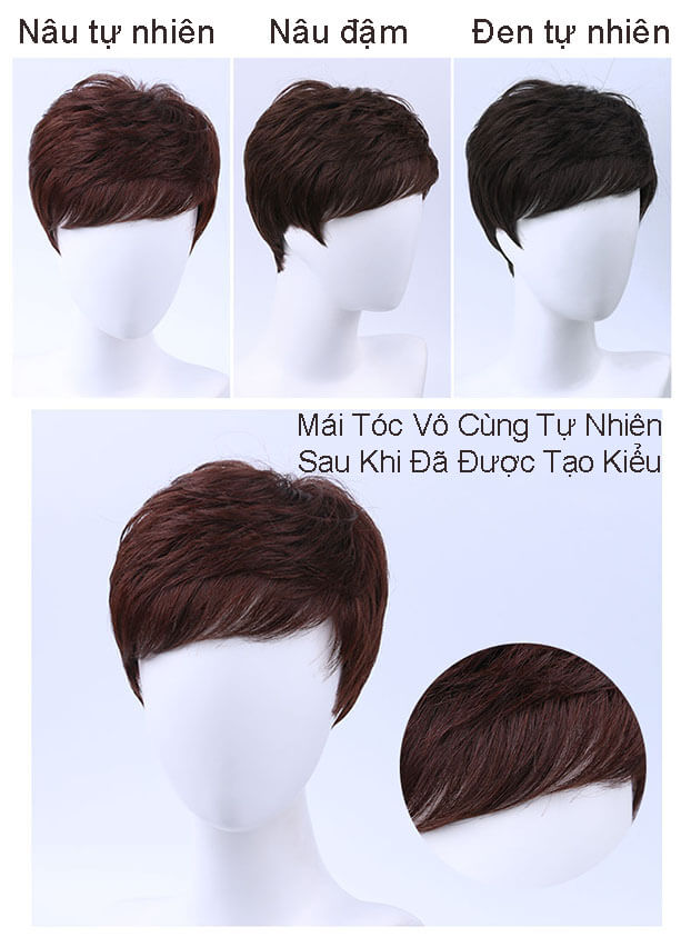 Mua bán tóc giả đẹp thời trang nam nữ hàn quốc giá rẻ nhất tại Tphcm